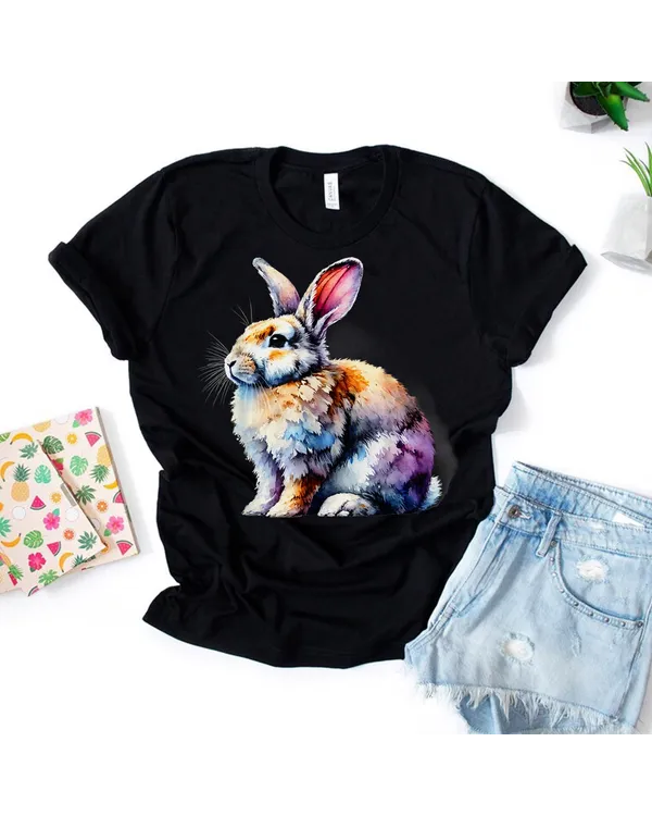 Funny Rabbit Animal Lover Graphic Cute Bunny T-Shirt